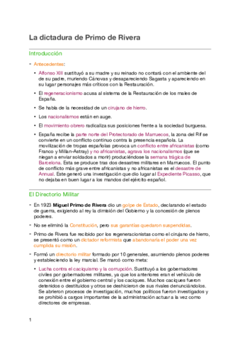 8. Primo de Rivera evau