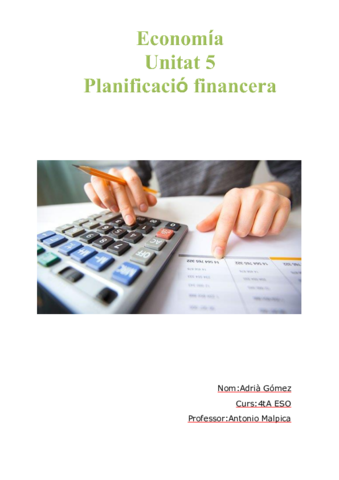 Apunts economia Unitat 5