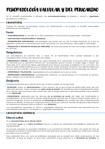 T.11- FP valvular y del pericardio