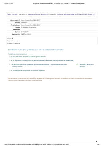 1er Examen Parcial - Motores 2022