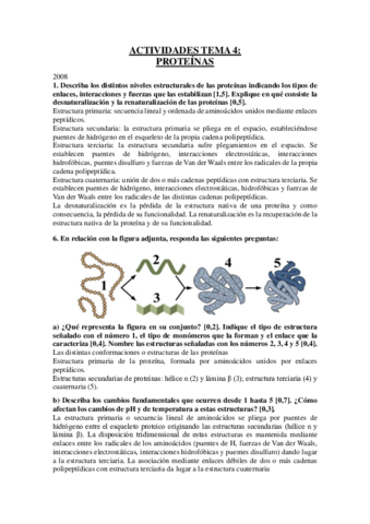 ACTS T4 - PROTEÍNAS