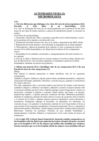 ACTS T13 - MICROBIOLOGÍA