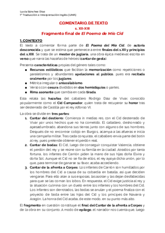ESP I B Comentario Mío Cid Final.pdf