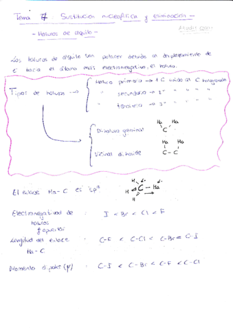 Tema 7 Sustitucion nucleofilica y eliminacion. Haluros de alquilo.pdf