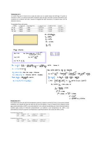 Ejercicios. Convección 