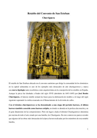 12.Retablo del Convento de San Estevan