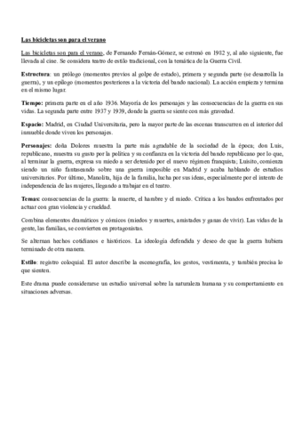 LAS BICICLETAS SON PARA EL VERANO