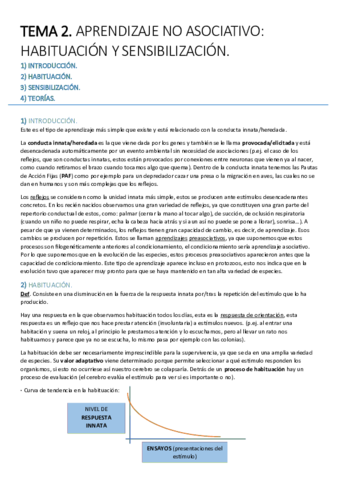 TEMA 2. Aprendizaje no asociativo; Habituación y Sensibilización..pdf