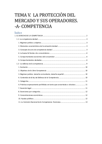 TEMA 5A.  LA PROTECCIÓN DEL MERCADO Y SUS OPERADORES.  LA COMPETENCIA.pdf