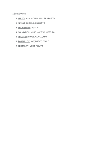 5.Modal verbs