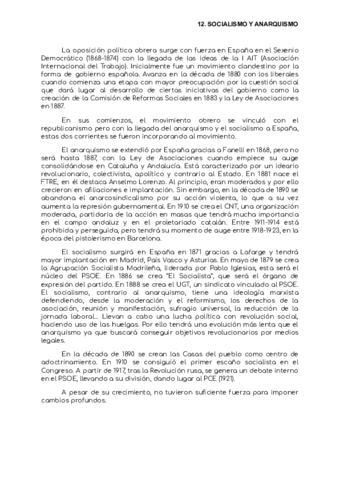 SOCIALISMO Y ANARQUISMO