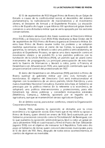DICTADURA PRIMO DE RIVERA