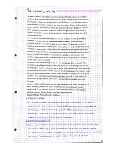 Paz piedad y perdón