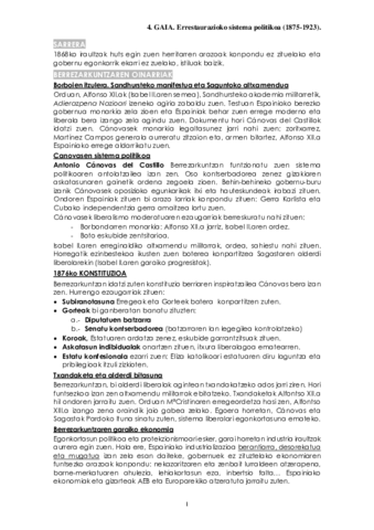 4.Gaia Errestaurazio sistema politikoa