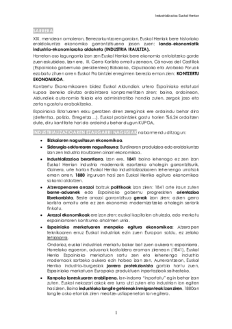 5. Industrializazioa Euskal Herrian