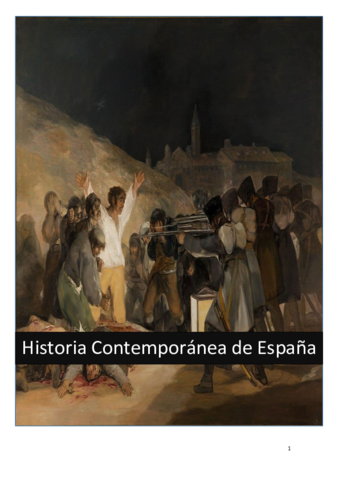 Temario completo España Contemporánea