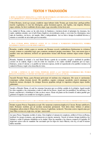 LATÍN - textos con traducción evau