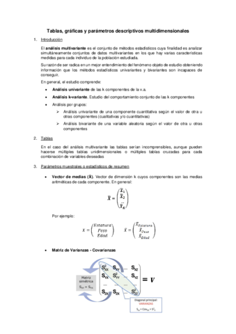 2.3 Herramientas (Multivariantes)