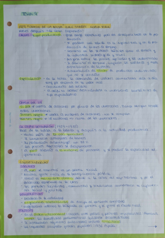 Crash gran depresión y consecuencias