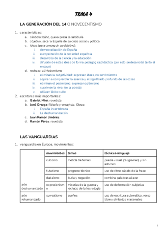 Tema 4 biología 4ºESO.tema 4 literatura (4ºESO)