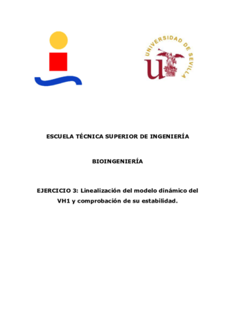 Bioingeniería Ejercicio 3. Linealización y comprobación de la estabilidad.pdf