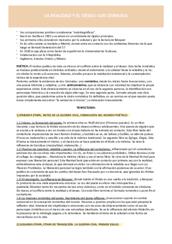 La realidad y el deseo-Luis Cernuda