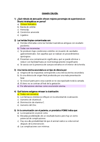 Wuolah Free Examen Cirugia Pdf