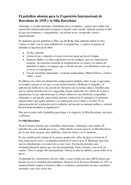 El pabellón alemán para la Exposición Internacional de Barcelona de 1929 y la Silla Barcelona.pdf