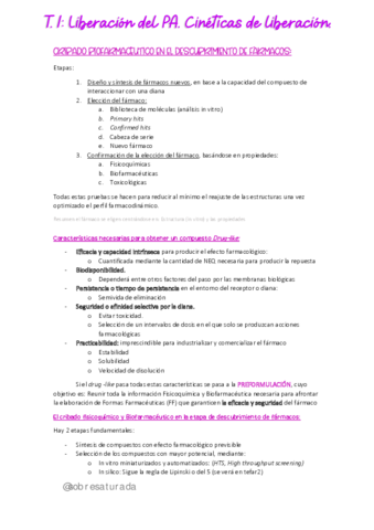 t.1 farmacocinética