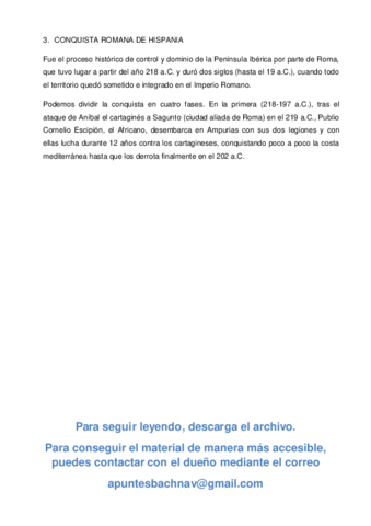 3. Conquista romana de Hispania