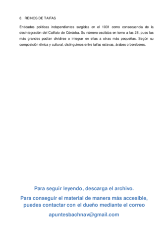 8. Reinos de Taifas