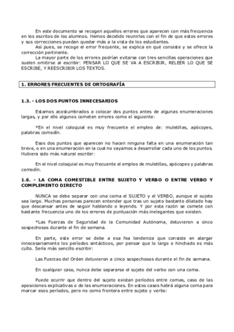 Errores en redacción de textos