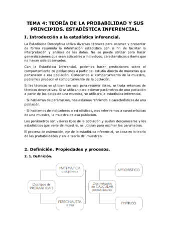 T4. Teoría de la probabilidad