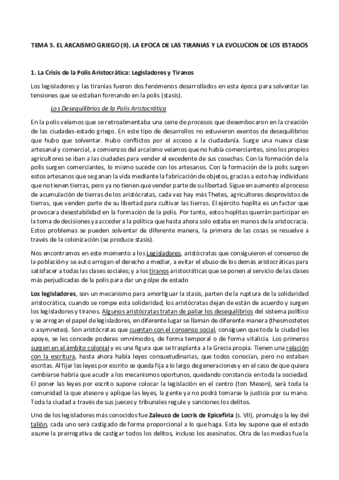 TEMA 5 El Arcaismo Griego (II) +.pdf