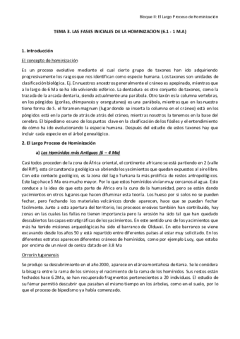 TEMA 3 Las Fases Iniciales de la Hominización (6.1 - 1 Ma) +.pdf