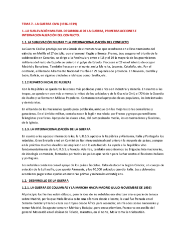 Historia. Guerra Civil (s.XX)