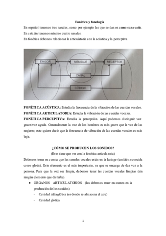 Apuntes fonética y fonología