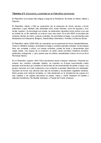 RESUMEN TERMINOS BLOQUE 1 HISTORIA DE ESPANA pdf - Thumbnail 