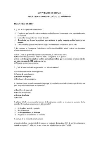 Actividades De Repaso Pdf