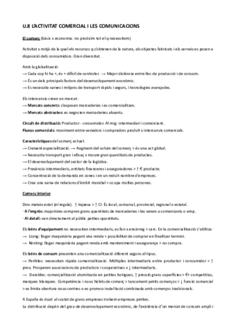 comerç i comunicacions