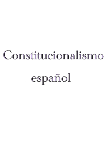 Comentarios constituciones