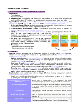 Organizational Behavior theory