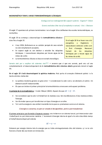 BIOENERGÈTICA TEMA 2 - BASES DE TERMODINÀMICA CLÀSSICA.pdf