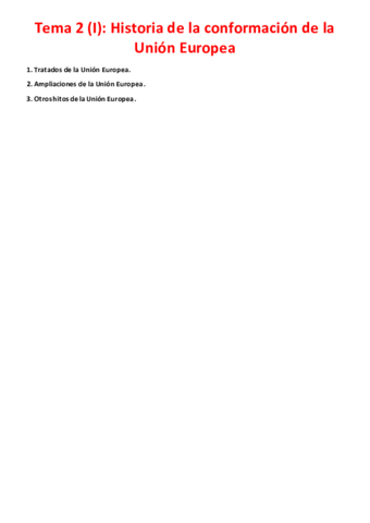Tema 2 (I) - Historia de la conformación de la Unión Europea.pdf