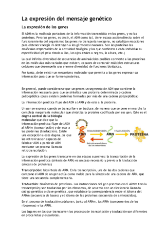 Genética y expresión del adn.pdf