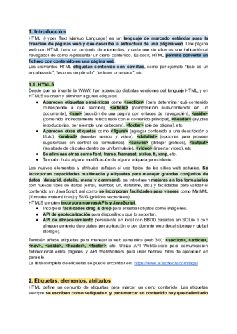 Tema 2. HTML. Panorámica de HTML