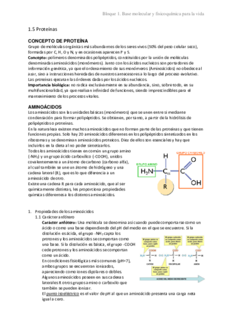1.5 Proteínas