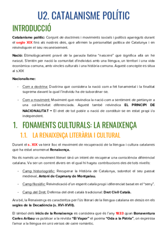 CATALANISME POLÍTIC