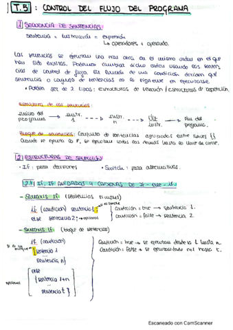 T5, control del flujo del programa.pdf