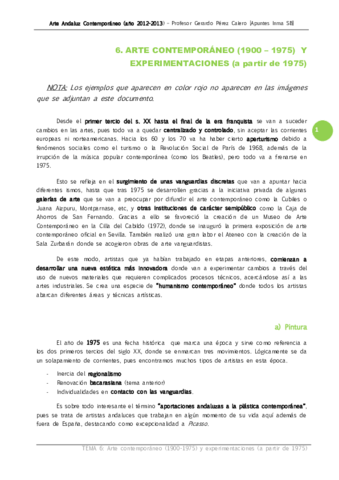6 - ARTE CONTEMPORÁNEO Y EXPERIMENTACIONES (1900 - después de 1975).pdf